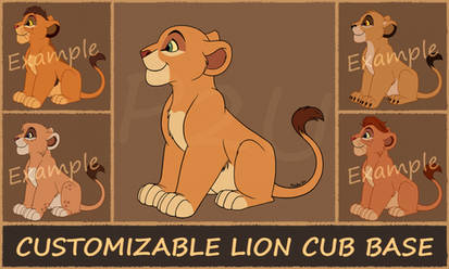 P2U Lion Cub Customizable Base