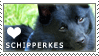 Schipperke Love Stamp by cloudrat