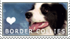 Border Collie Love Stamp by cloudrat