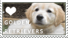 Golden Retriever Love Stamp by cloudrat