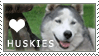 Husky Love Stamp by cloudrat