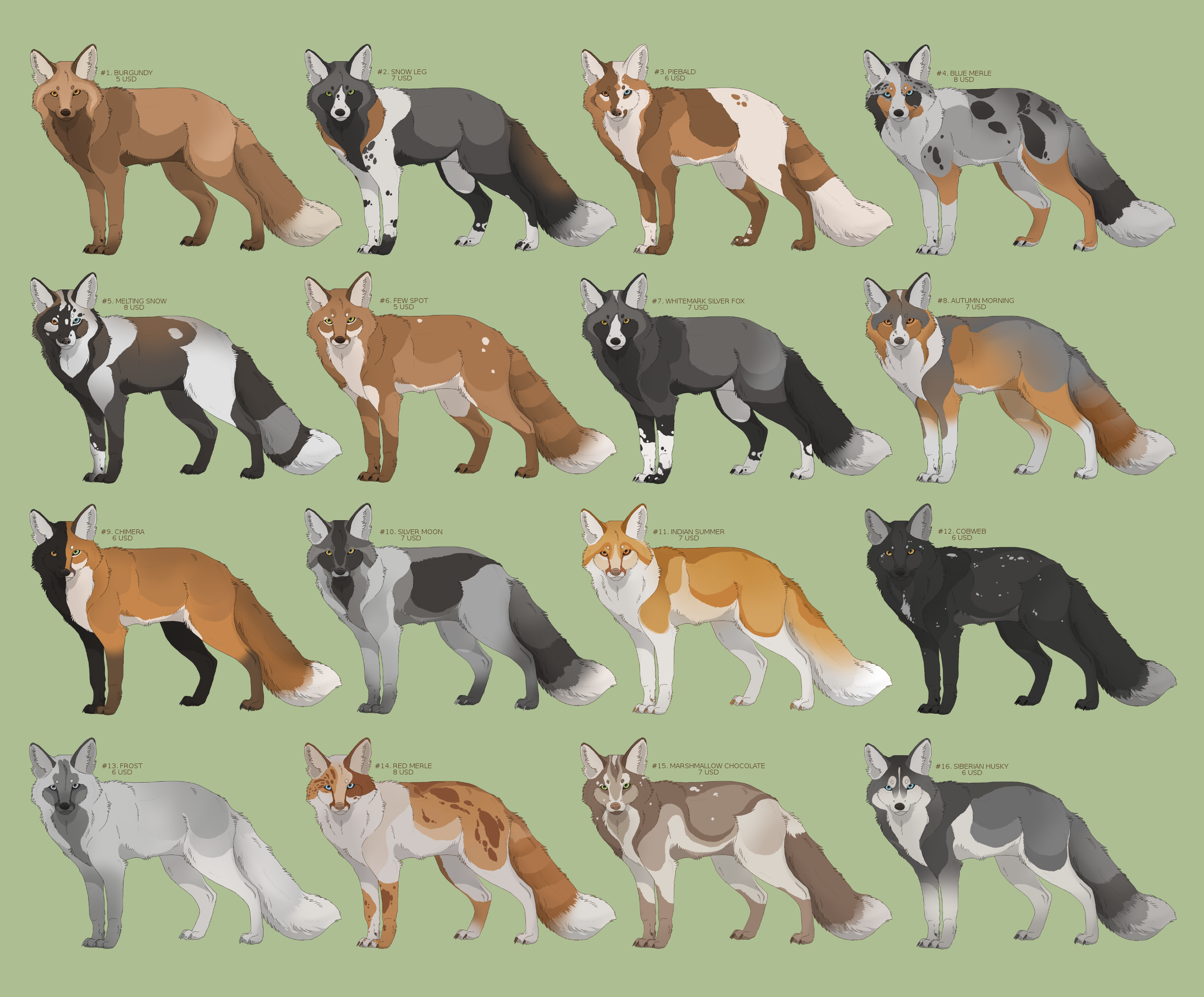 Fox Adaptables (CLOSED) Red fox adoptables by Project-TMH on DeviantArt