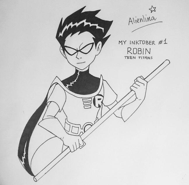 Han Ink Robin MY INKTOBER #1: Robin by Alienlina on DeviantArt