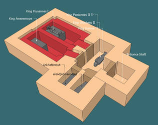 NRT III - Tomb of Psusennes I. (labels)