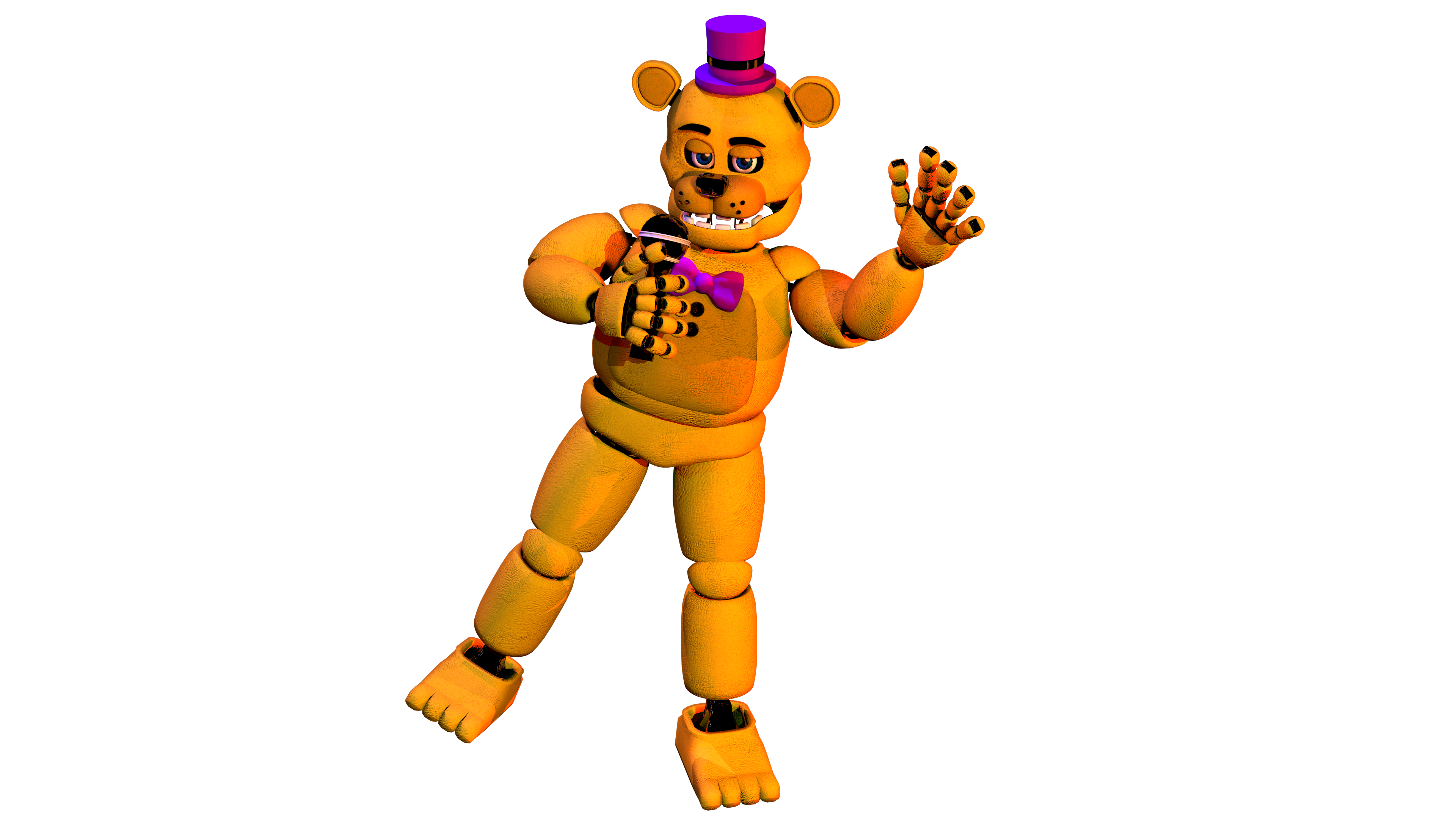 C4D/FNAF Fredbear by Yseya on DeviantArt