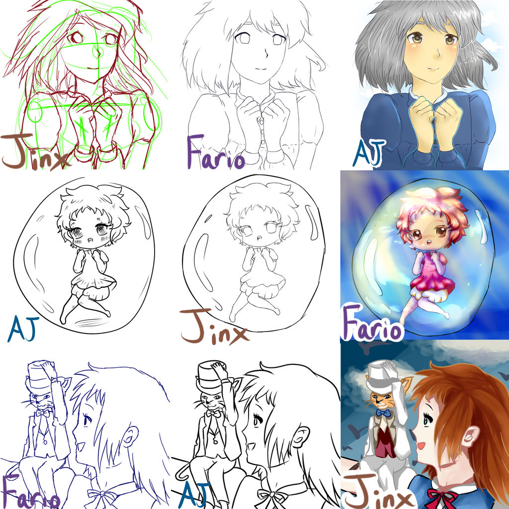 SwitchAround Meme with Fario and AJ by Jinx-ix