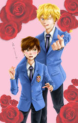 Ouran High School Host Club - lovelove pose