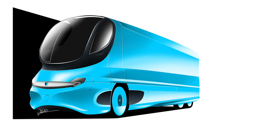 Streamlined Commercial Vehicle - Design 001