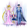 Neo-Queen Serenity and King Endymion's family