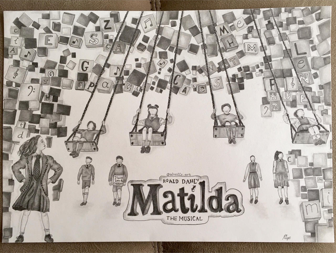 Matilda Drawing.pdf Matilda the Musical | pencil sketch by ainetiisart on DeviantArt