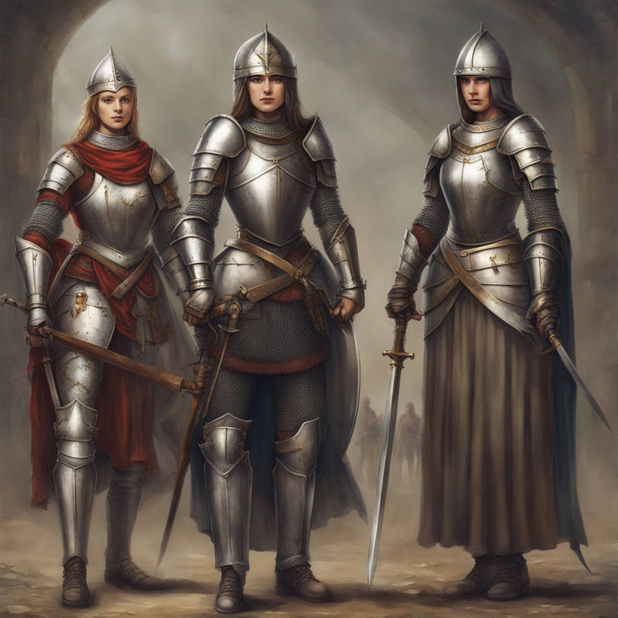Knight Deviantart Medieval female knights 1 by dealbreaker1 on DeviantArt
