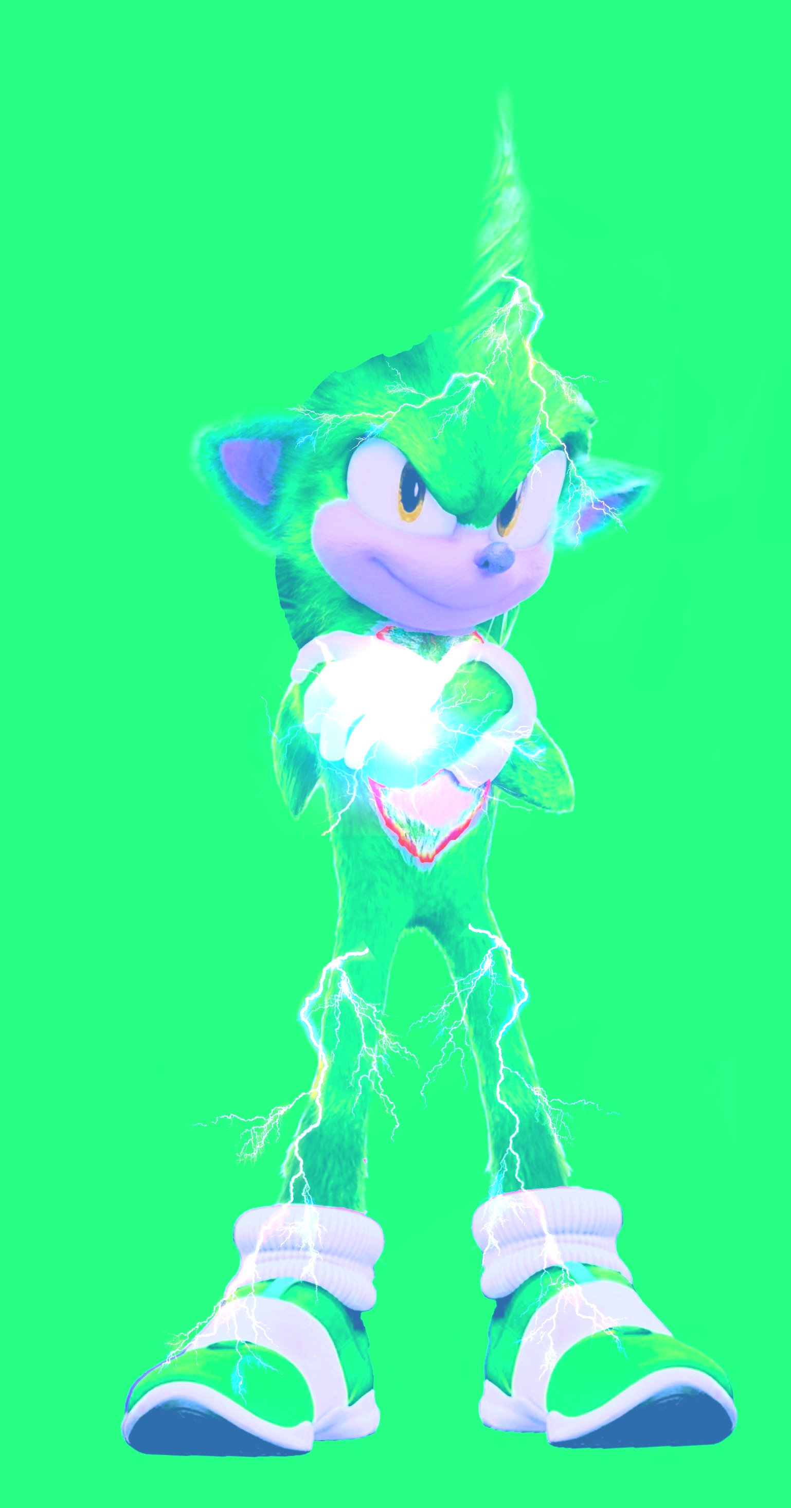 Movie Hyper Sonic by MsCreepyPlagueDoctor on DeviantArt