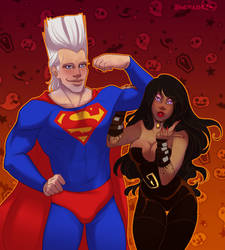 COMMISSION - SuperPolnaref and EnchantaVanessa