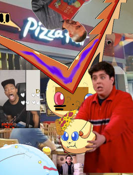 Victini eats Pizza Time and becomes spherical