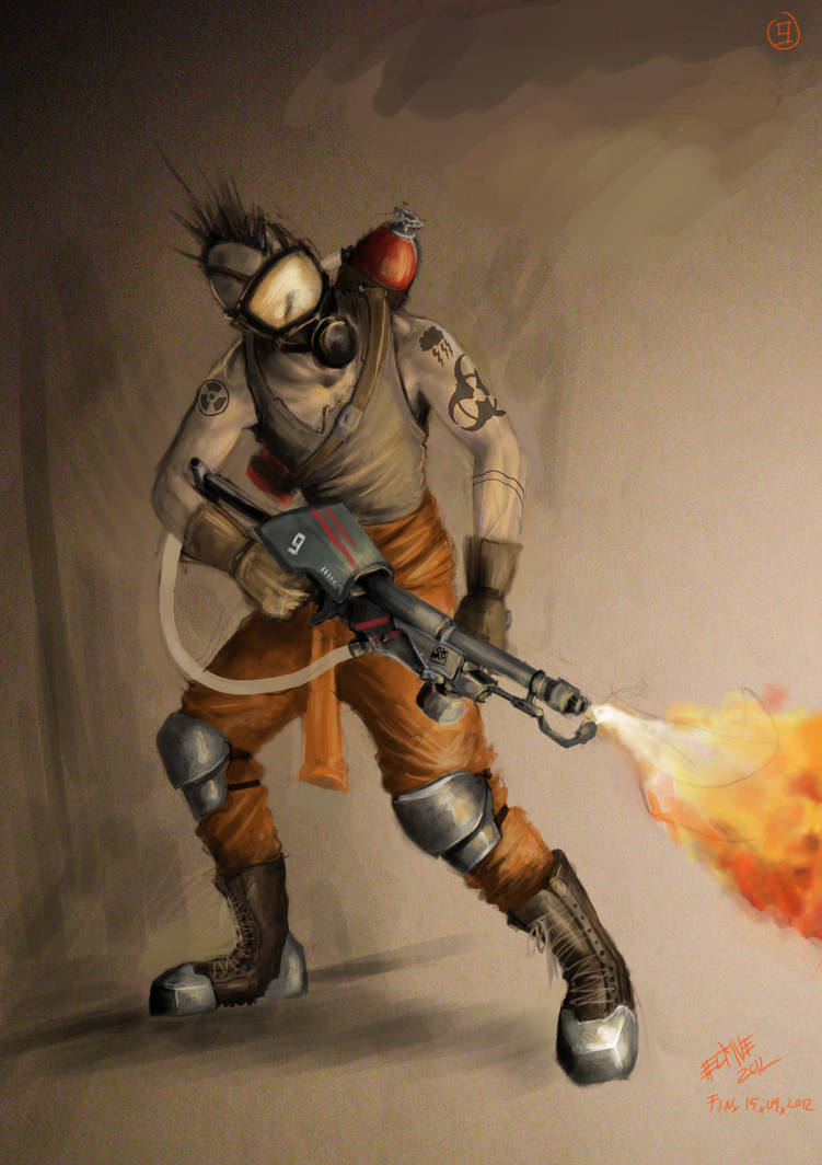Pyro Human pyro by no-life94 on DeviantArt