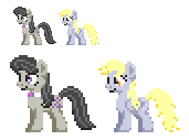 Octavia and Derpy