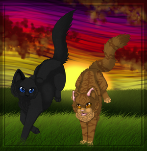 Leafpool and Crowfeather - Never too late