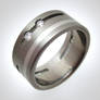 Titanium Platinum Diamond Ring