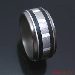 Titanium Argentium Rubber Ring