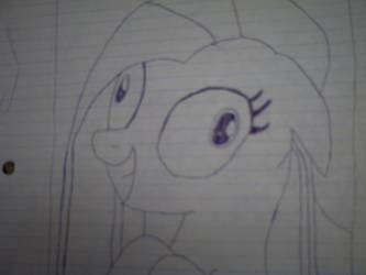 Insane Pinkie Pie Rough Drawing