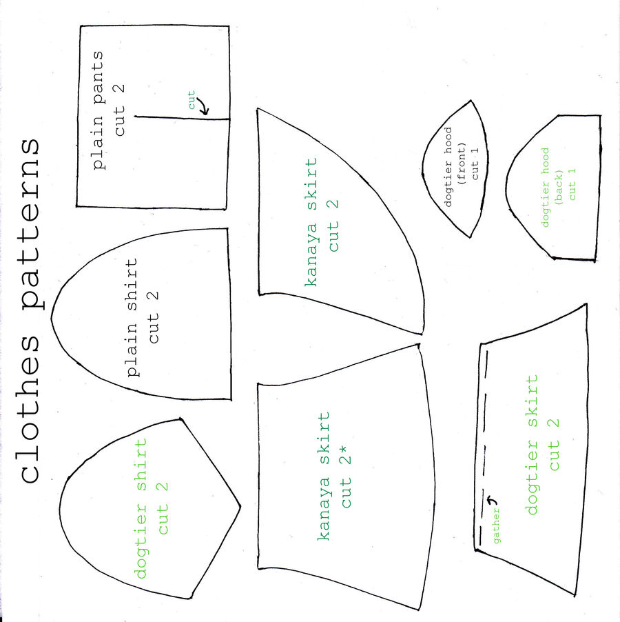 homestuck clothes patterns