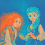 colour palette challenge - Merida And Elsa