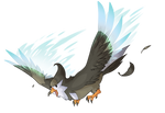Staravia used wing attack! by batreiis