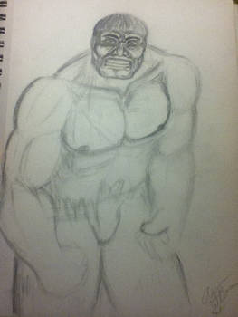 HULK sketch drawing