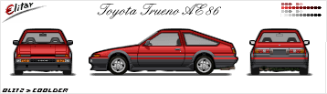 Pixel car: AE86 'late verson'