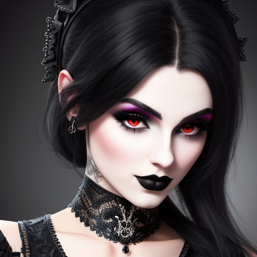 AI Generated Goth Girl by Robster2014 on DeviantArt