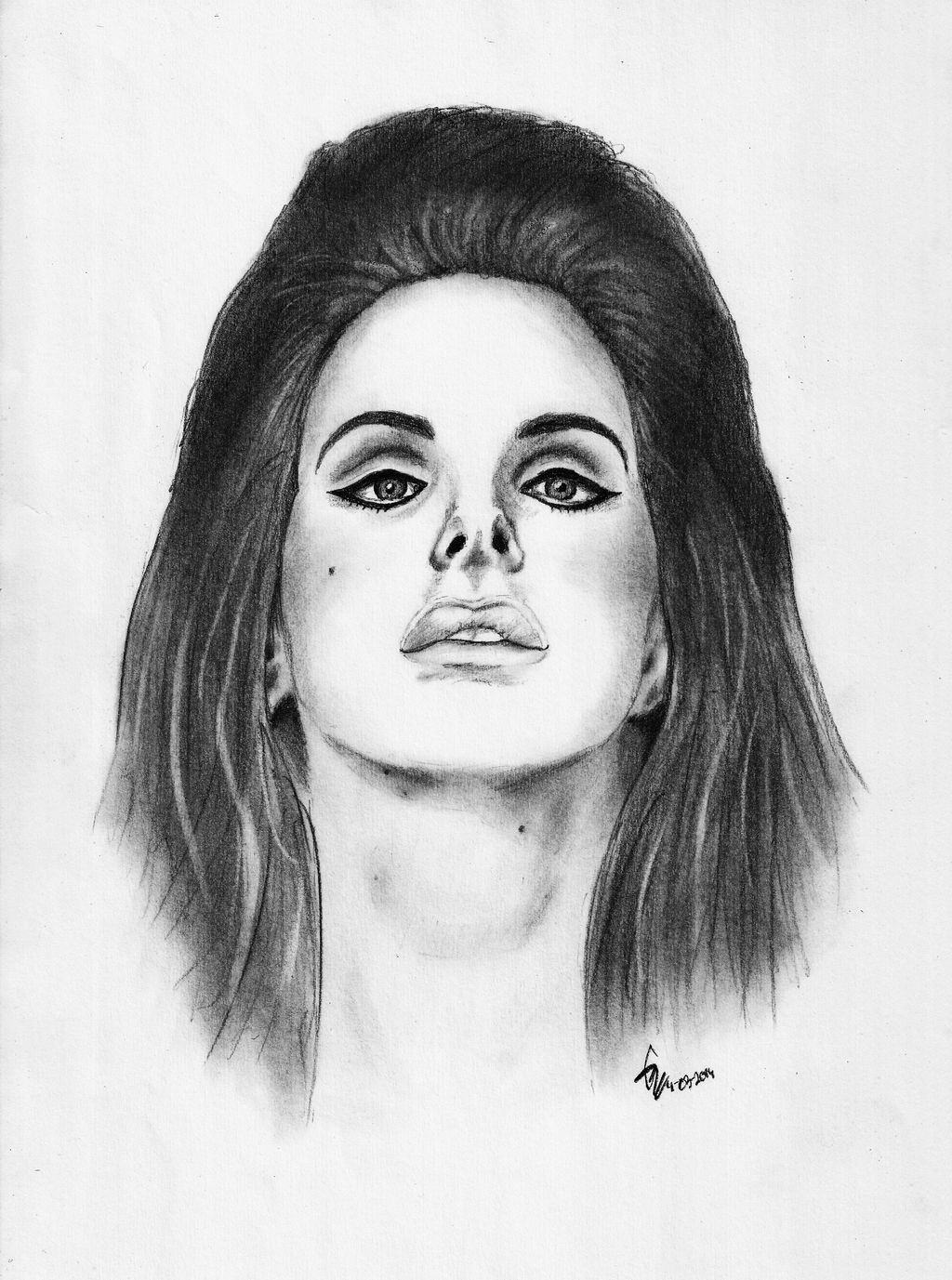 Lana del Rey Drawing by Gigy1996 on DeviantArt