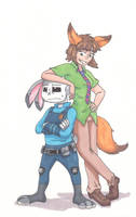 Undertale/ Zootopia Crossover