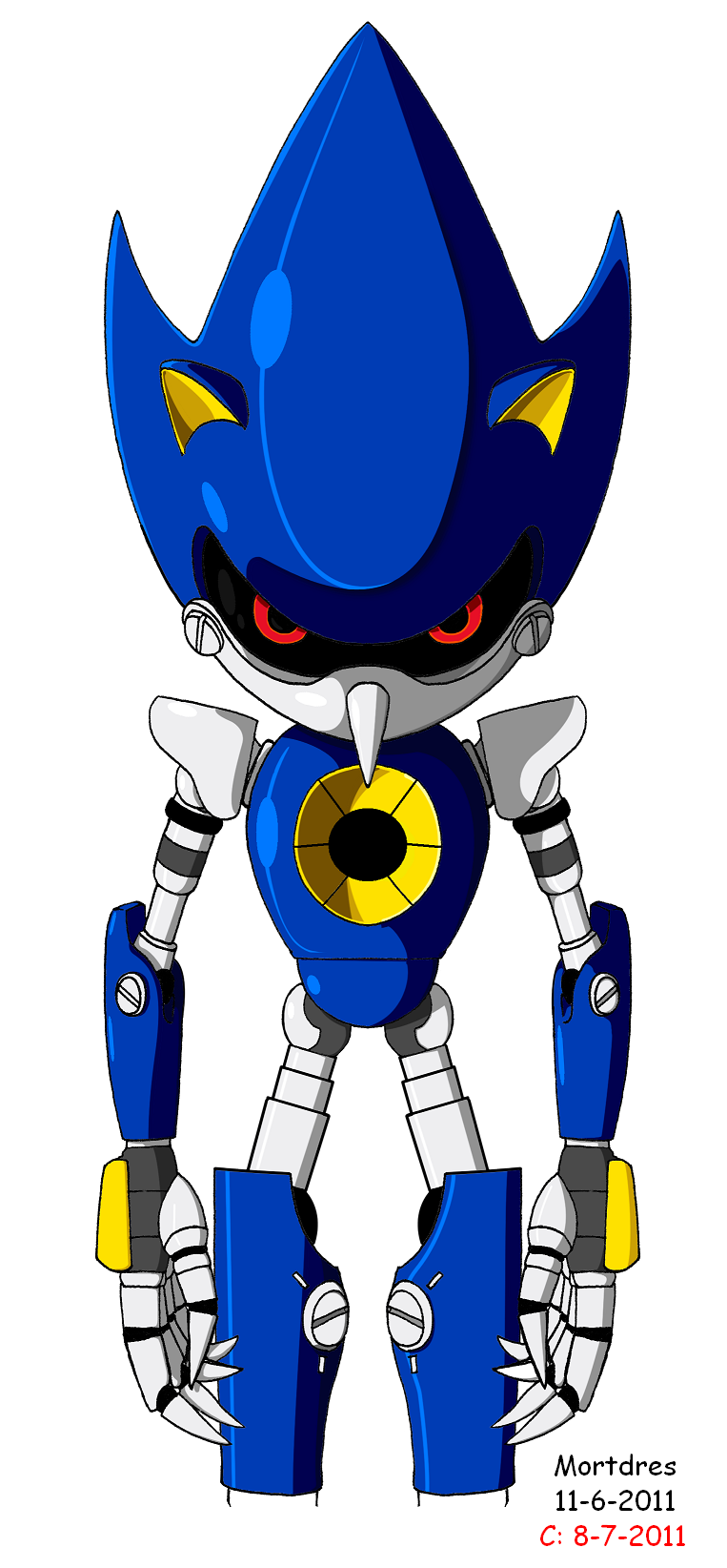 Neo Metal Sonic by Mortdres on DeviantArt