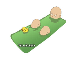 One Punch Man Bath