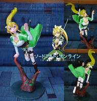 Leafa clay sculpture - Sword Art Online