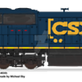 Trainiax CSX SD70M #4773 Costum painted