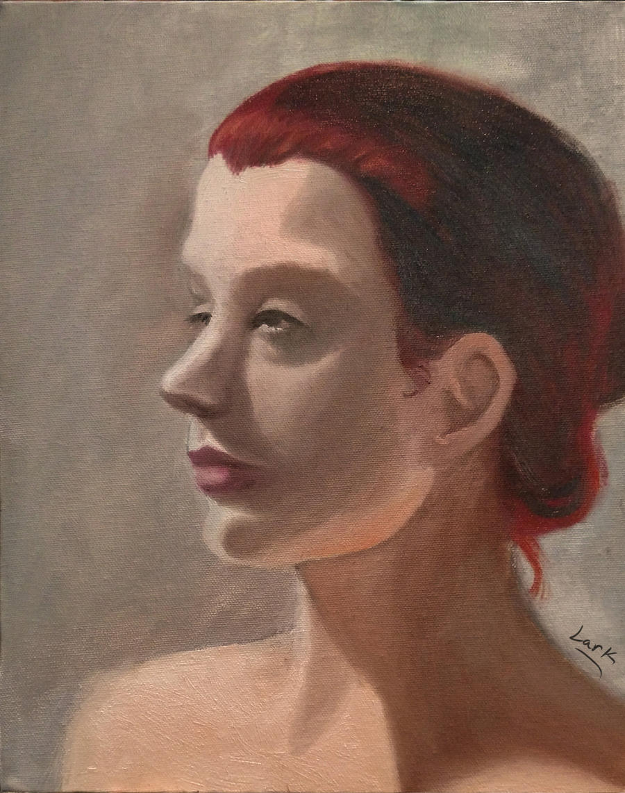 Oil portrait study