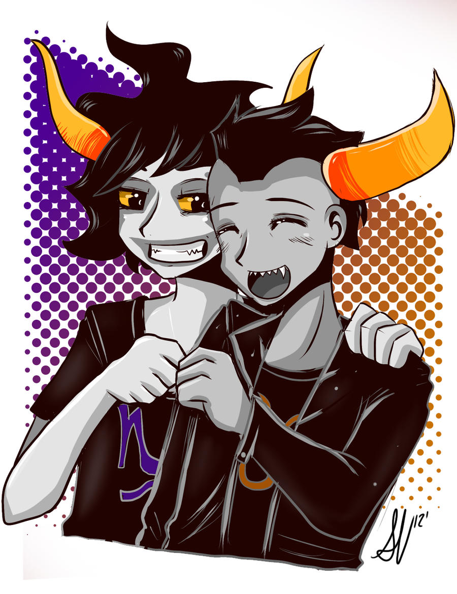 Gamzee and Tavros BROFIST