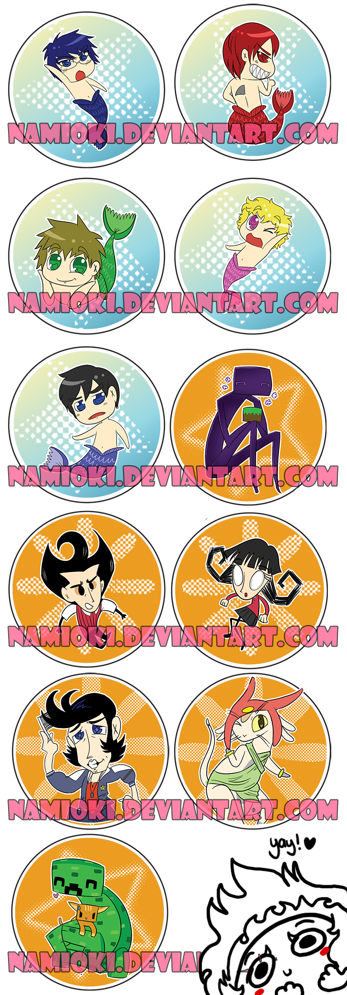 Random Fandom Buttons 1