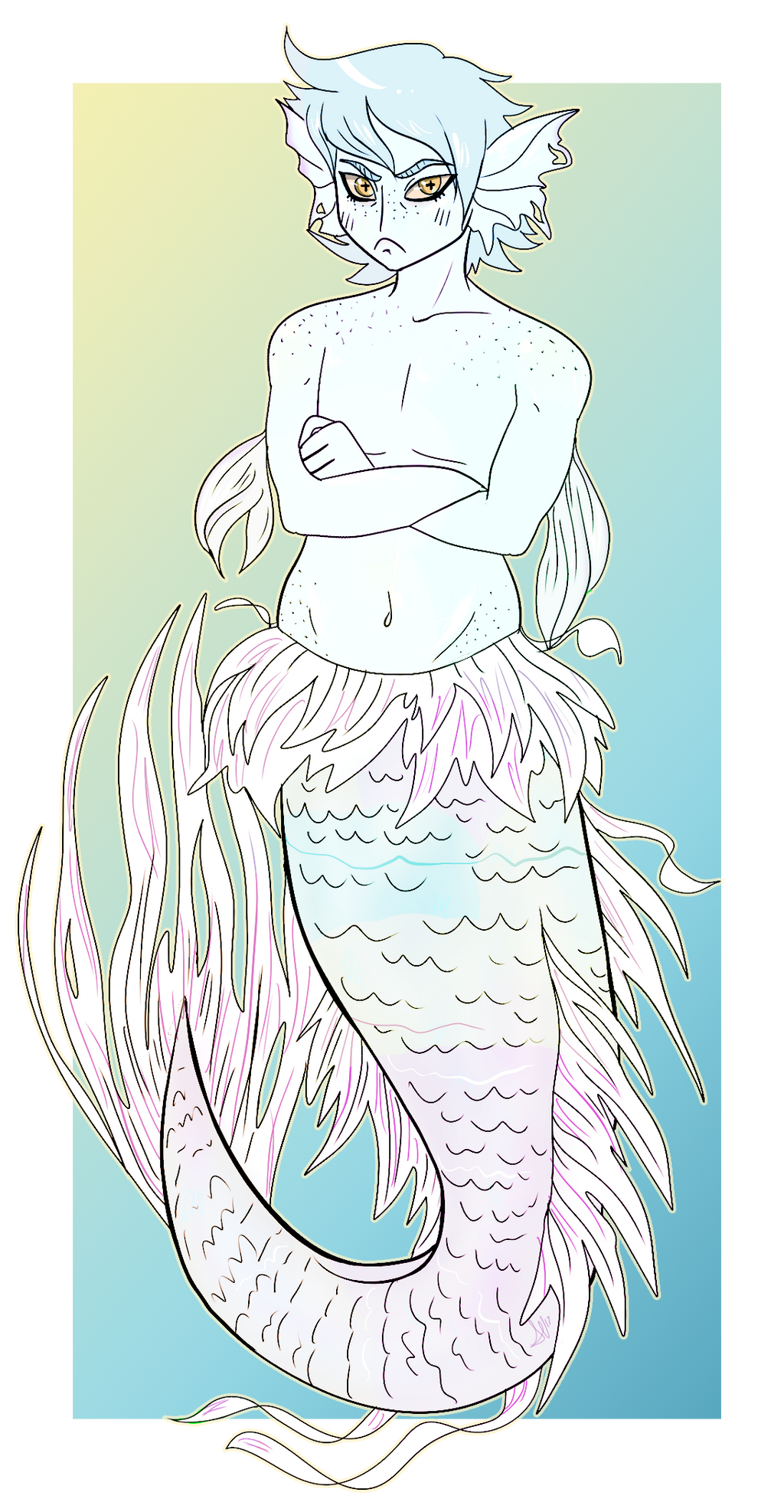 Commission - Merman!