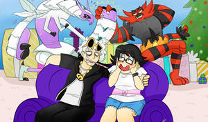 Commission - Guzma and Trainer