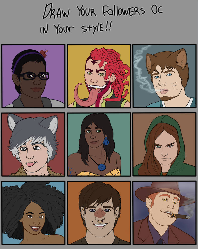 Let me draw your OC's! (CLOSED) by Kindii