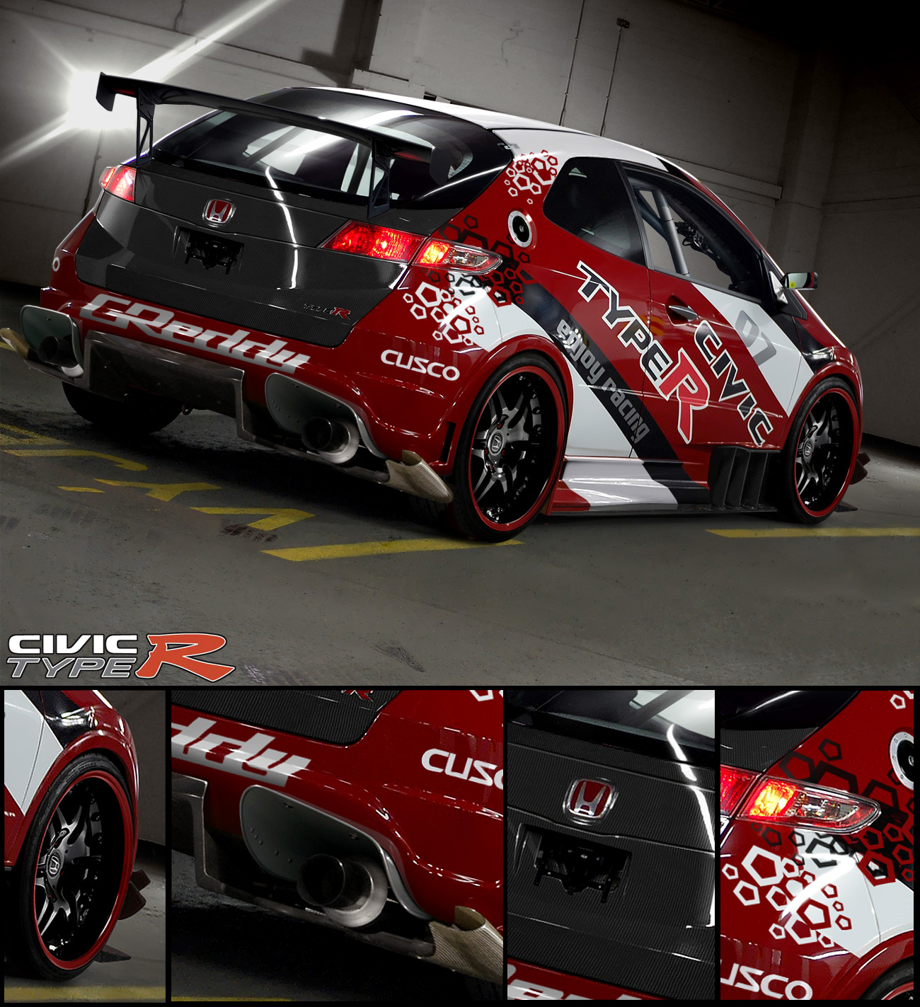 07 civic type r enjoy racing