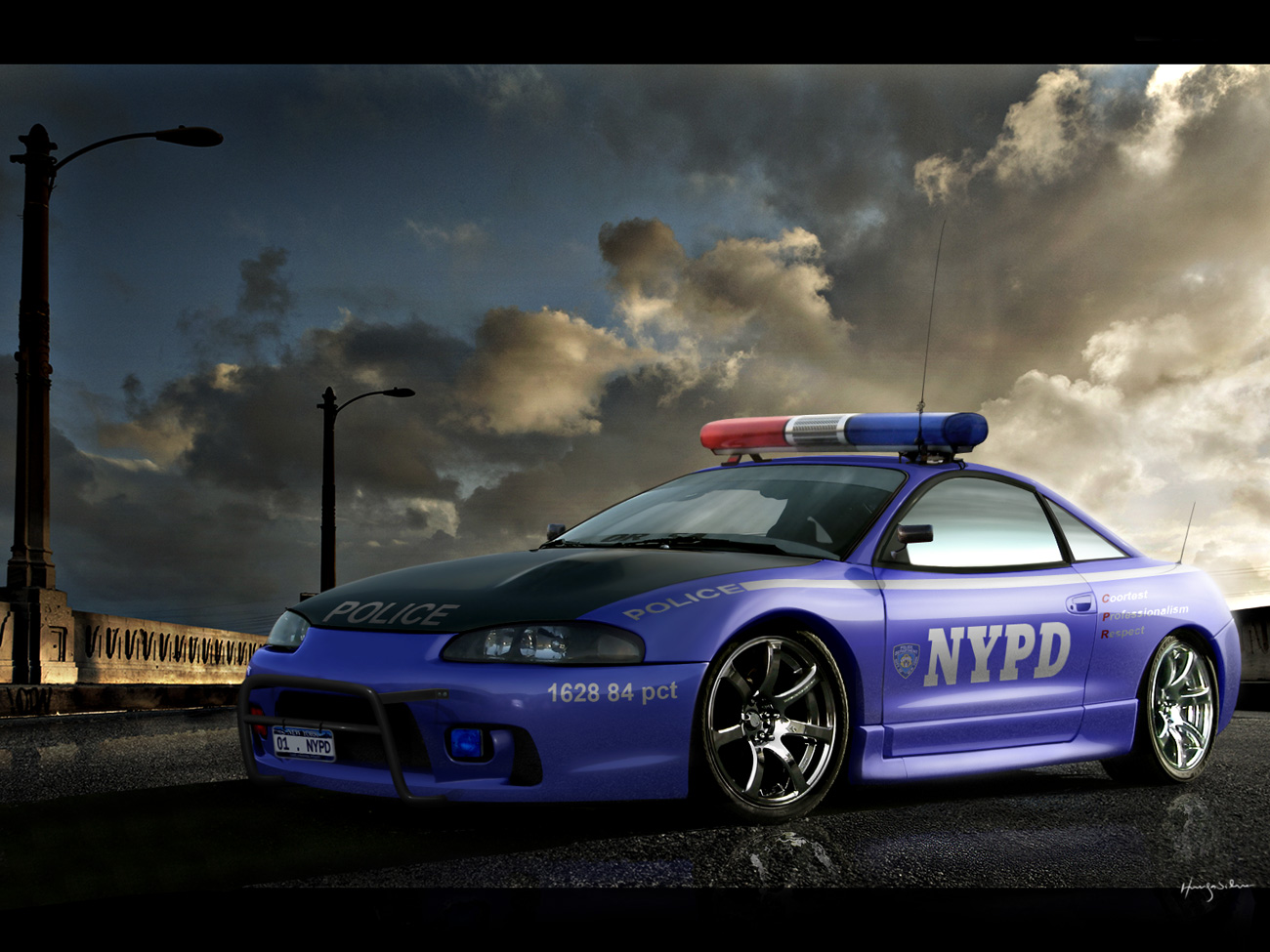 mitsubishi eclipse NYPD