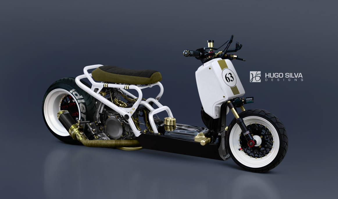 honda ruckus custom by hugosilva on DeviantArt