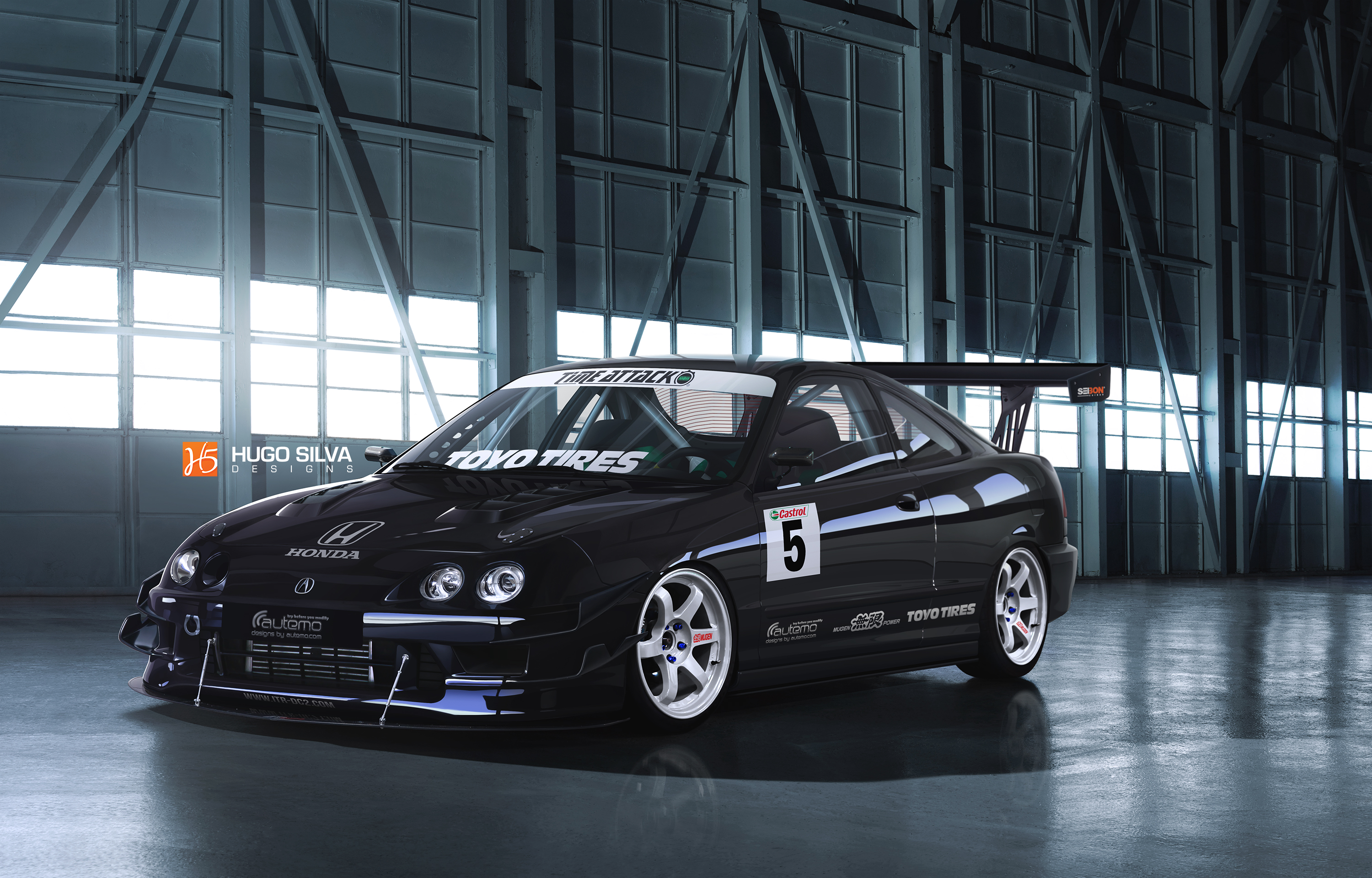 Acura Integra type r time attack