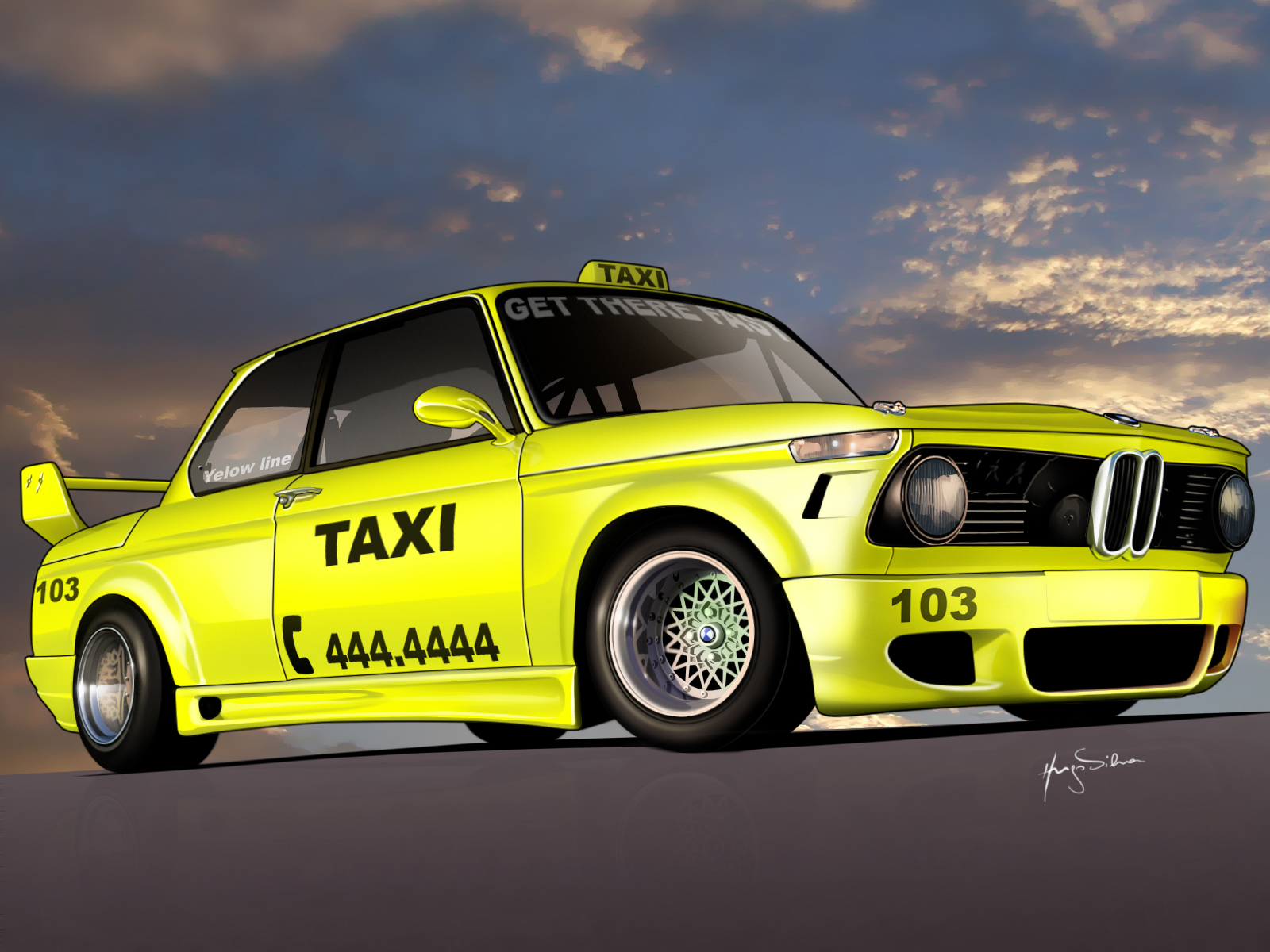 bmw 2002 taxi