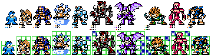 Mega Man 7 in 8-bit.