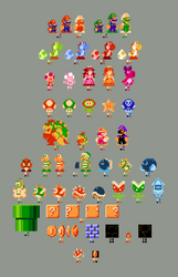 8-bit Mario Sprites