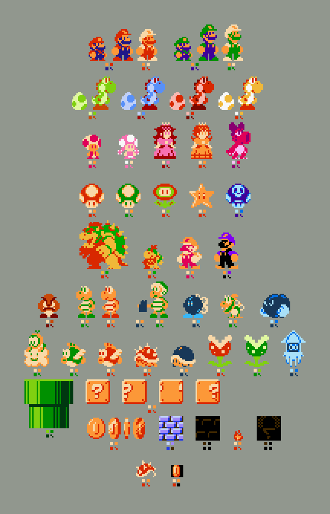 Mario Sprites 8 Bit Goomba 8 Bit Sprite, Super Mario Bros. Goomba